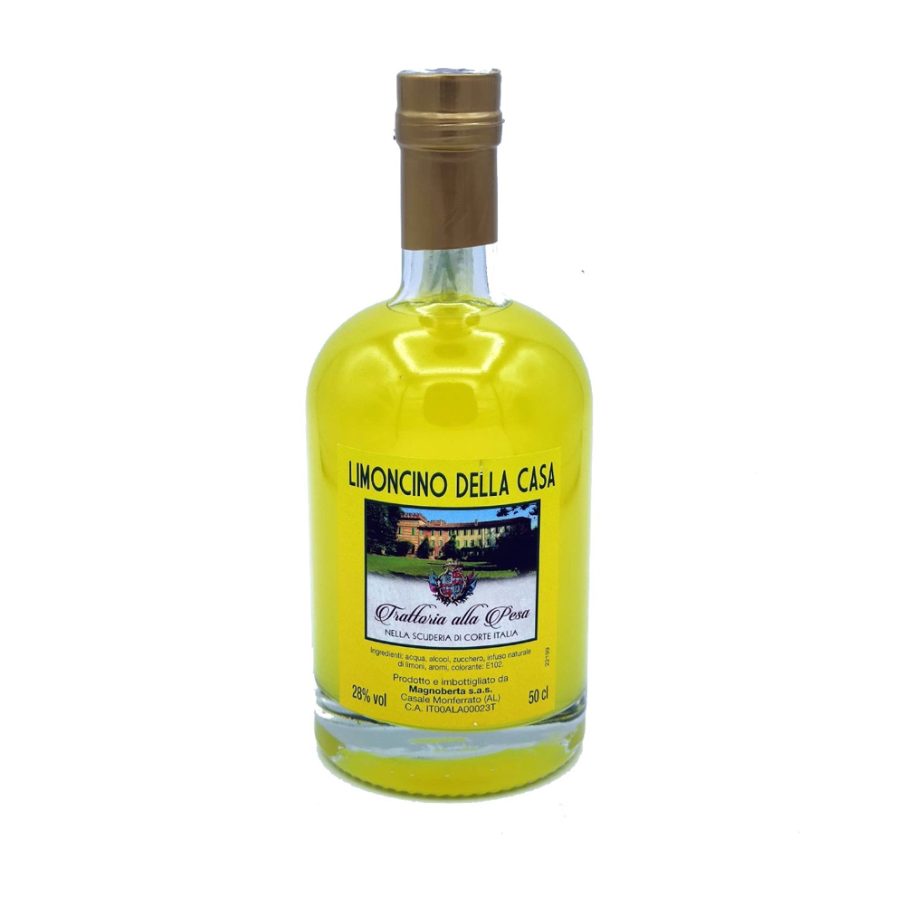 Limoncino della Casa “Liquore di limoni del Ristorante alla Pesa”